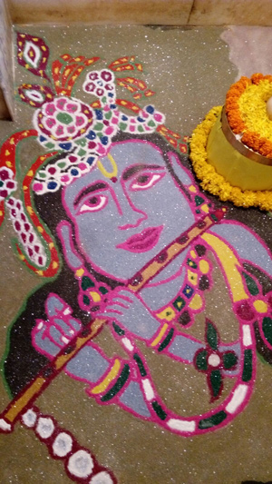 krishna-rangoli-mount-abu