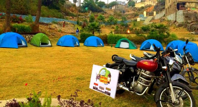 garden campsite in mount abu 