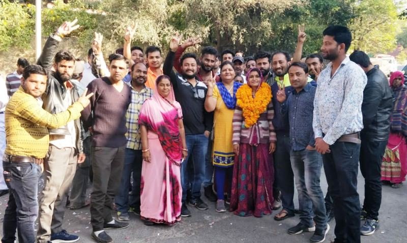 वार्ड न. 14 माउंट आबू में कांग्रेस को जीताकर आबू की जनता ने भाजपा को दिखाया आयना