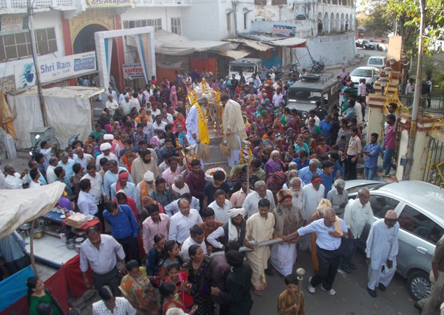 सर्वेश्वर रद्युनाथ मंदिर का 70 वां पाटोत्सव सम्पन्न, नगर में निकाली शोभयात्रा