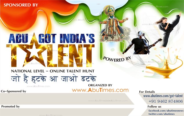 SPONSORS ARE WELCOME: ABU GOT INDIA'S TALENT