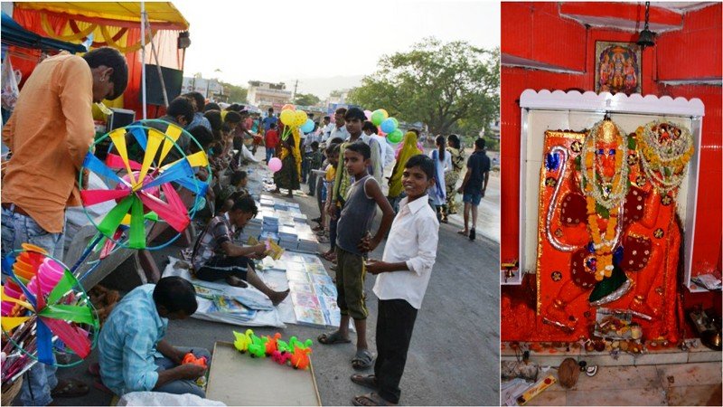 लापसी का भोग लगाया, भरा मेला: आबूरोड, हनुमान जयंती महोत्सव