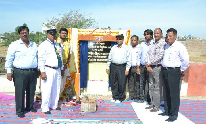 अजमेर-पालनपुर खण्ड पर रेल मार्ग के विद्युतिकरण कार्यों का शुभारम्भ