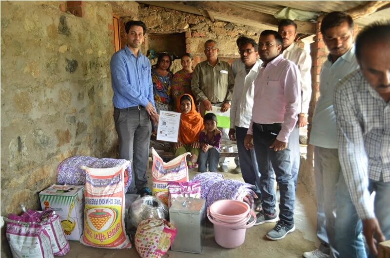 विकलांग महिला सूरता को प्रशासन ने दी मदद: आबूरोड