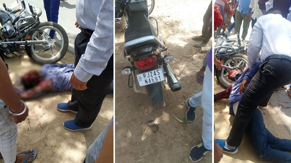 तल्हेटी मार्ग पर हुआ एक्सीडेंट, युवक की गई जान