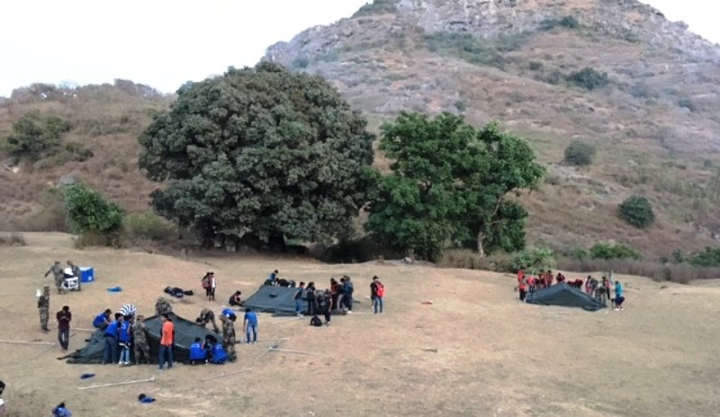 भारतीय थलसेना के दक्षिण कमान का साहसिक शिविर सम्पन्न