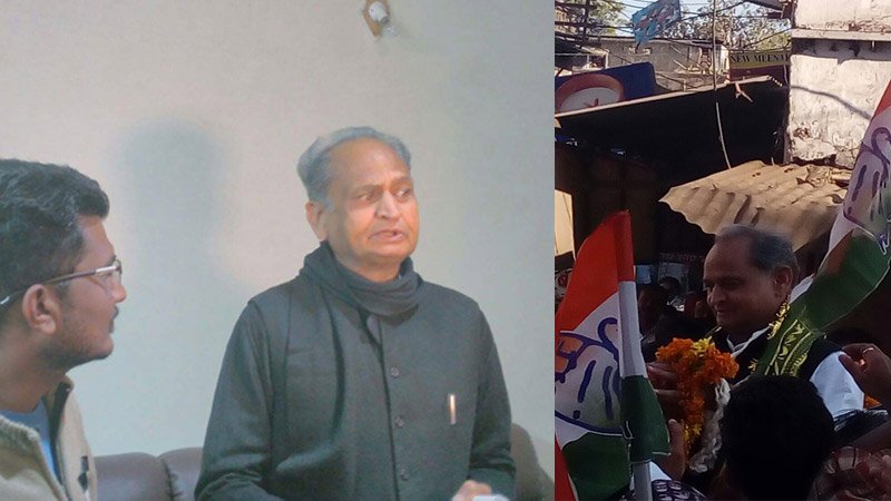 माउंट आबू पहुंचे पूर्व सी.एम गहलोत, कहा मोदी सरकार का अच्छे दिन का वायदा छलावा साबित हुआ