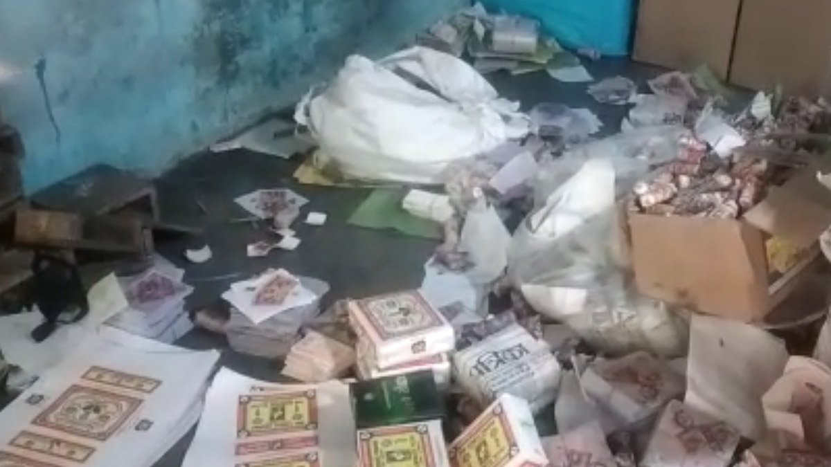 नकली बीड़ी कारखाने पर डीएसटी कि बड़ी कार्यवाही: आबूरोड़