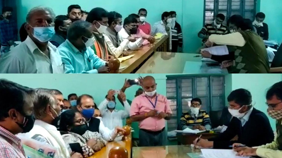 नगर पालिका आबूरोड चुनाव के लिये बीजेपी व कांग्रेस पार्षद प्रत्याशियों ने भरे नामांकन, यह है पार्षद प्रत्याशी की सूचि