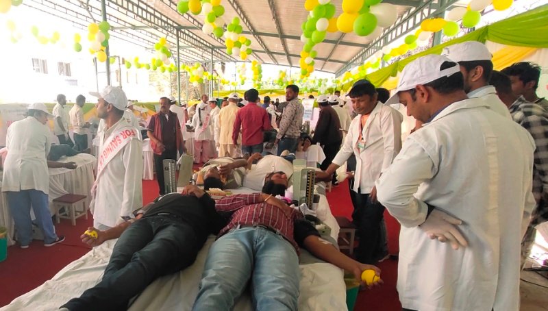 ग्लोबल अस्पताल, माउंट आबू में आयोजित रक्तदान उत्सव से 681 यूनिट प्राप्त