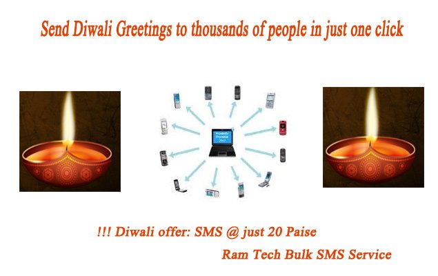 Send 1000 Diwali Greetings SMS in Just One Click