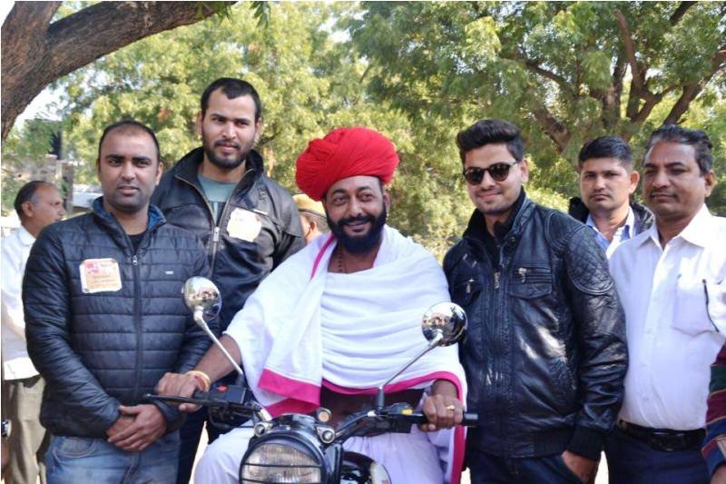 Bullet Riders from Ujjain (MP) invited Otram Dewasi for "Simhastha Kumbh Mahaparva"
