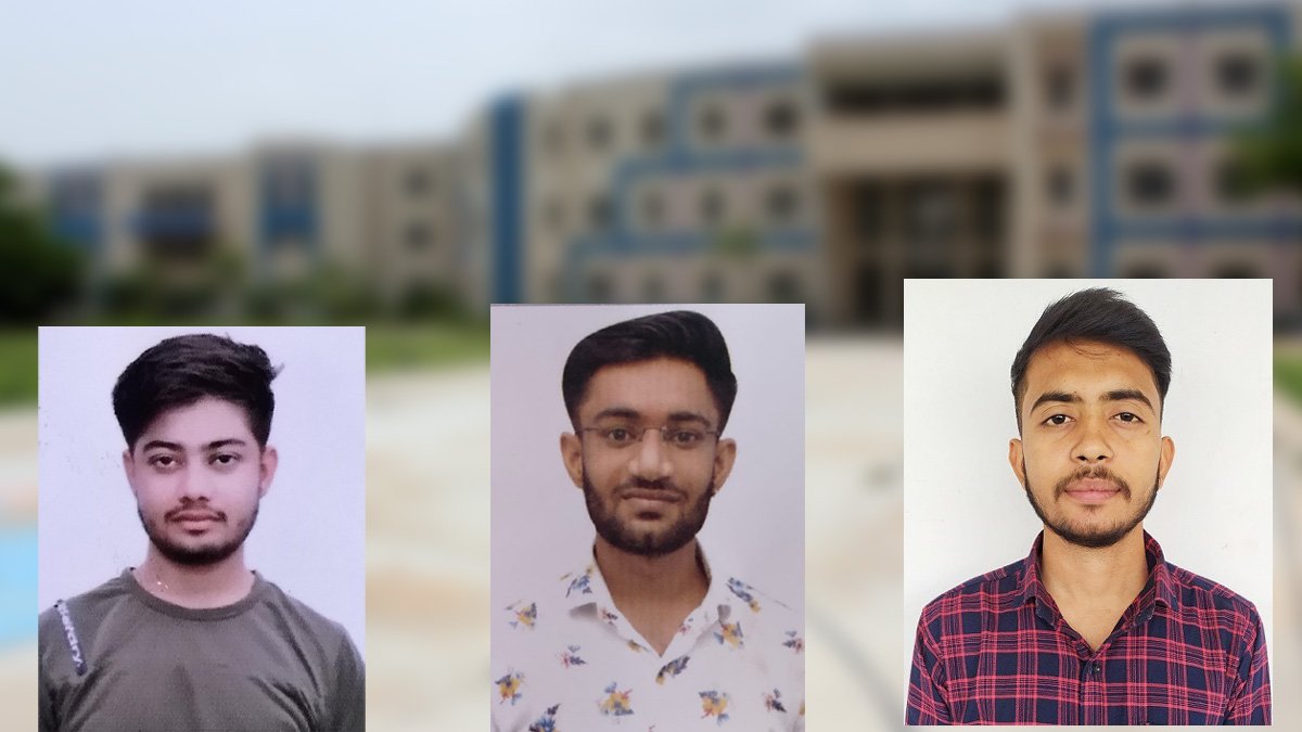सी.आई.टी इंजीनियरिंग कॉलेज के 3 छात्रो का मयूर वाॅवन में प्लेसमेंट