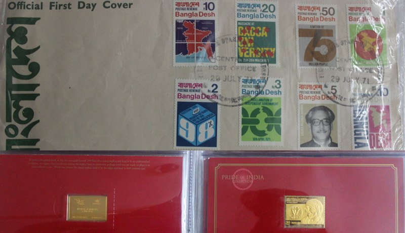 An ex-marian from mount abu with decades of post card and stamp collection