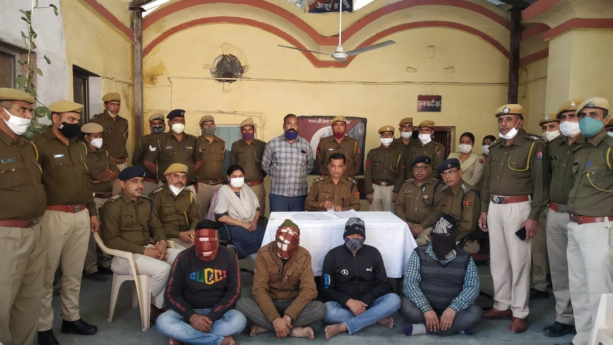 पुलिस को मिली बडी कामयाबी, सिकन्दराबाद-हिंसार ट्रेन लूट का पर्दाफास: आबूरोड