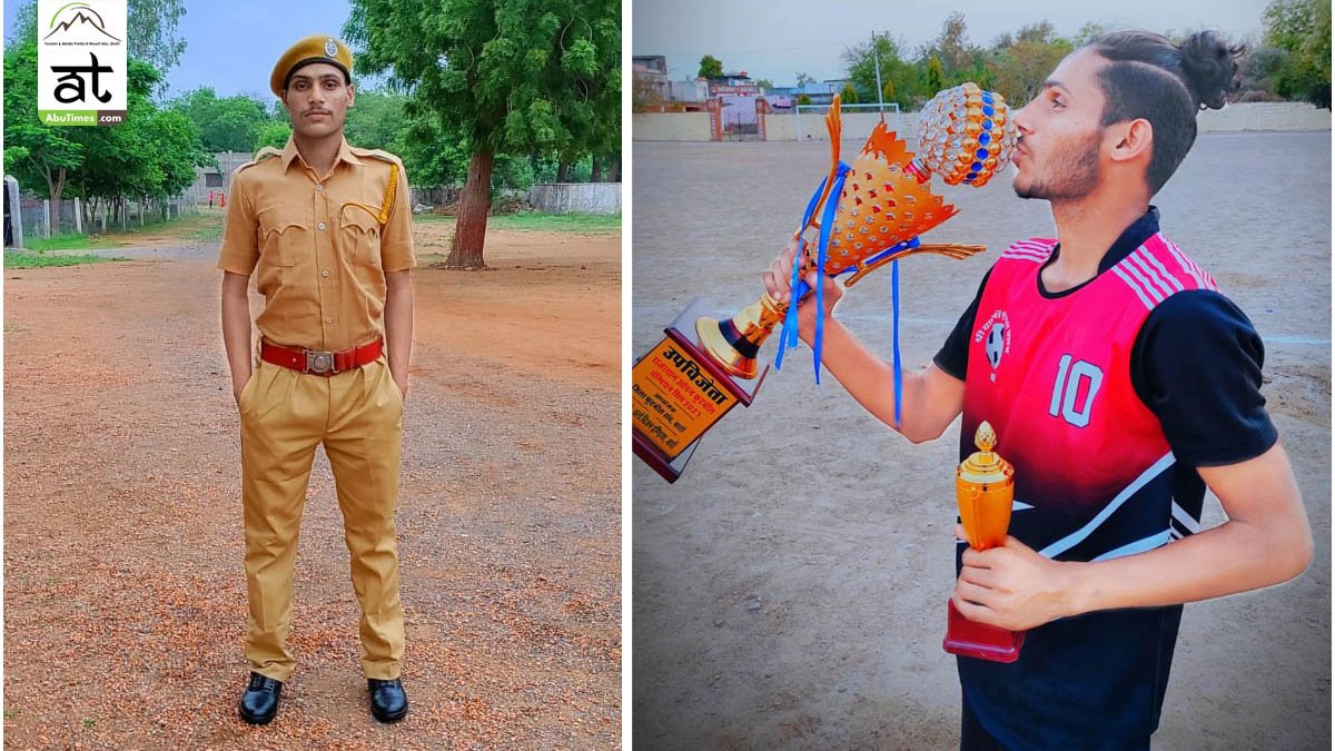 माउंट आबू के फुटबॉलर जयेश आदिवाल बने पुलिस कांस्टेबल