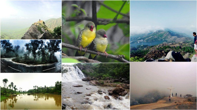 Beautiful Panoramic views of Mount Abu with a tale of Rain