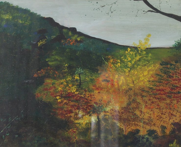 The beauty of Abu Forests on a Canvas: Dr. Arun Sharma