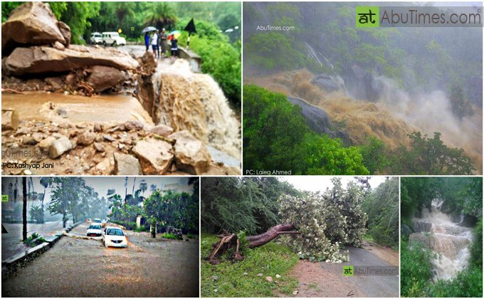 Some clicks from AT folders, on Mount Abu Rainfall Tragedy