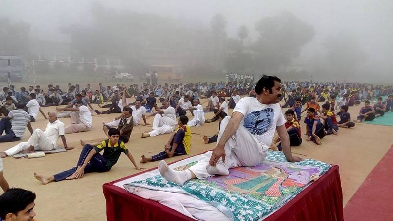 International Yoga Day Celebration in Aravallis and Foothills