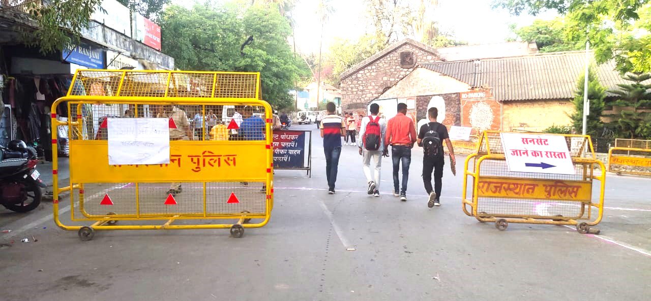 राज्यपाल दौरे को लेकर माउंट आबू ट्राफिक व्यवस्था में किये गए फैर बदल