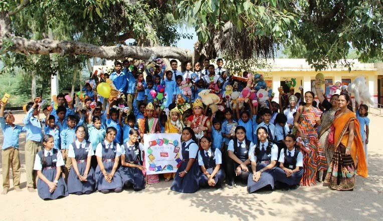 Mask & News Paper Day Celebration at St. Johns School, Abu Road