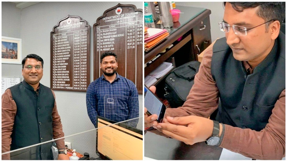 पर्यटन विभाग राजस्थान के निदेशक  निशांत जैन से मिले आबूटाइम्ज़ के चीफ़, माउंट आबू के पर्यटन को बढ़ावे देने पर की चर्चा