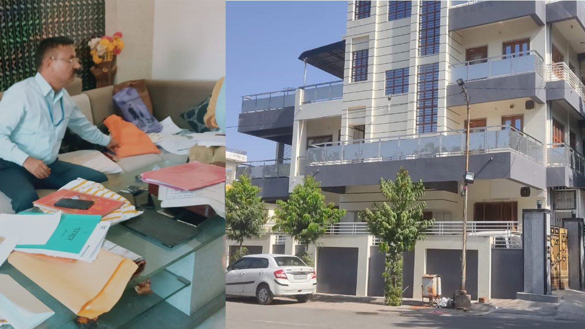 पीडब्लूडी एक्सईएन के 5 ठिकानों पर एसीबी की कार्यवाही, 10.42 करोड़ की चल अचल सम्प्पति के मील दस्तावेज