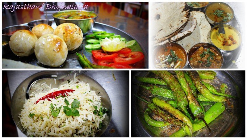 Tikkad, Jeera Rice, Ratlami Dal Bati, Chinese and lot more finger licking dishes at Rajasthani Bhojnalaya, Mt. Abu