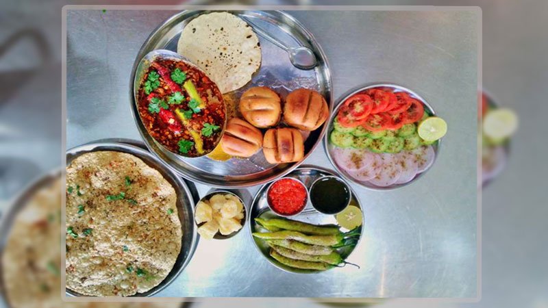 Dal Bati @ Rajasthani Bhojnalaya, Mount Abu
