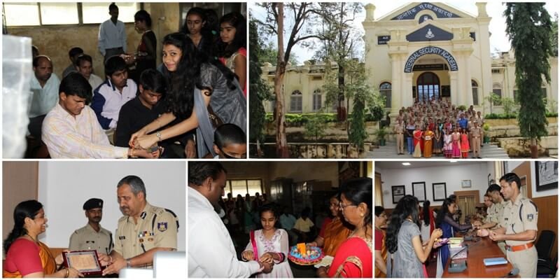 St. John's girls tied threads to thank for security and love at CRPF camp & Blind school