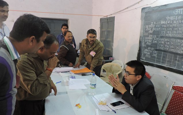 वरली में मतदान केन्द्र सख्ंया 96 पर पुर्नमतदान: पिंडवाड़ा