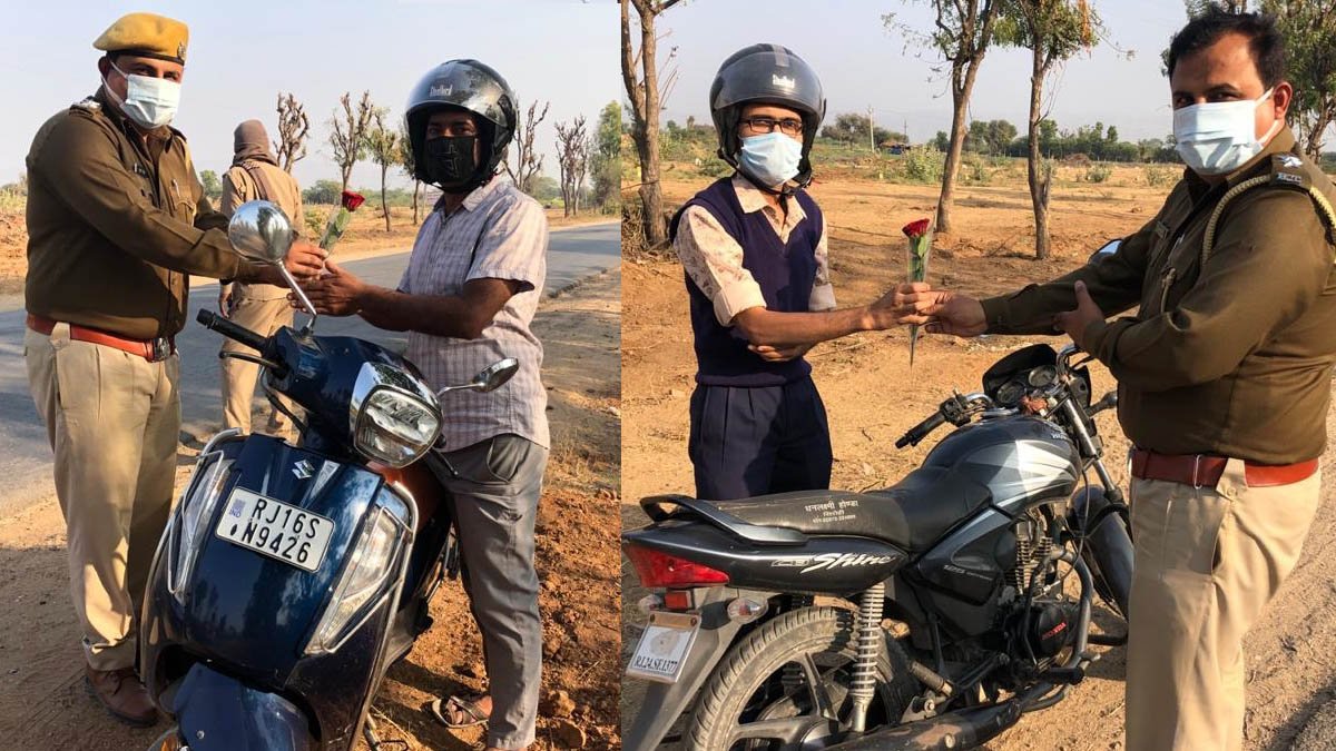 सड़क सुरक्षा माह में जन जागरूकता के लिए प्रदर्शनी का अवलोकन एवं नियमों की जानकारियां दी: सिरोही