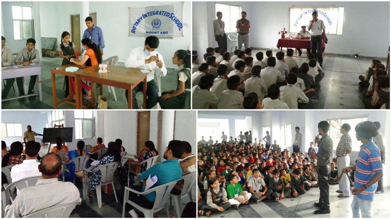 An interactive activity week conducted @ Rotary School for "Knowledge Beyond Books"