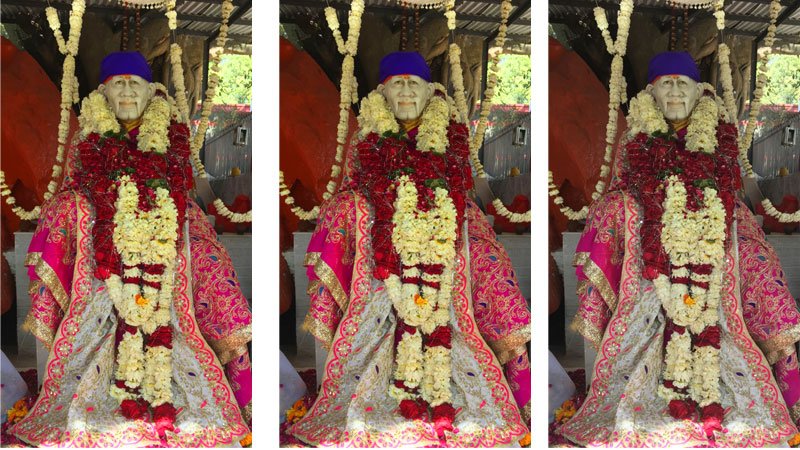 साईं भक्तो ने बाबा की 4 फीट की मूर्ति स्थापित कर मंन्दिर की प्राण प्रतिष्ठा, उमड़े श्रद्धालु