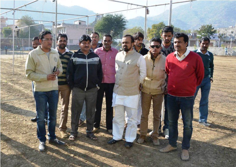 पूर्व विधायक ने पूर्व मुख्यमंत्री गहलोत के दौरे को लेकर तैयारीयों का लिया जायेंजा