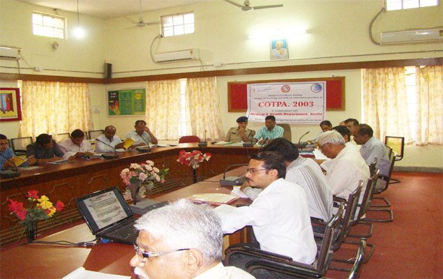 तंबाकू नियंत्रण कार्यक्रम पर जिला स्तरीय कार्यशाला आयोजीत