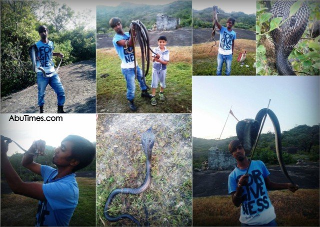 An abuite who flirts with snakes like cobra : Chintu Yadav from Mount Abu