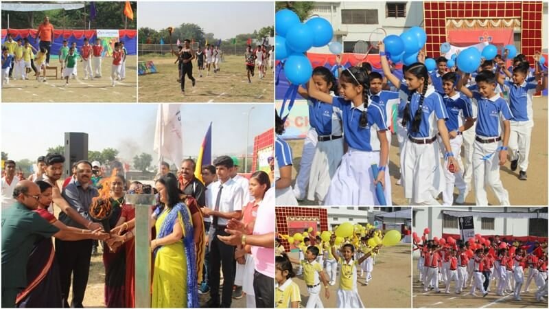 सेंट जाॅन्स स्कूल में खेल कूद प्रतियोगिता के छः दिन