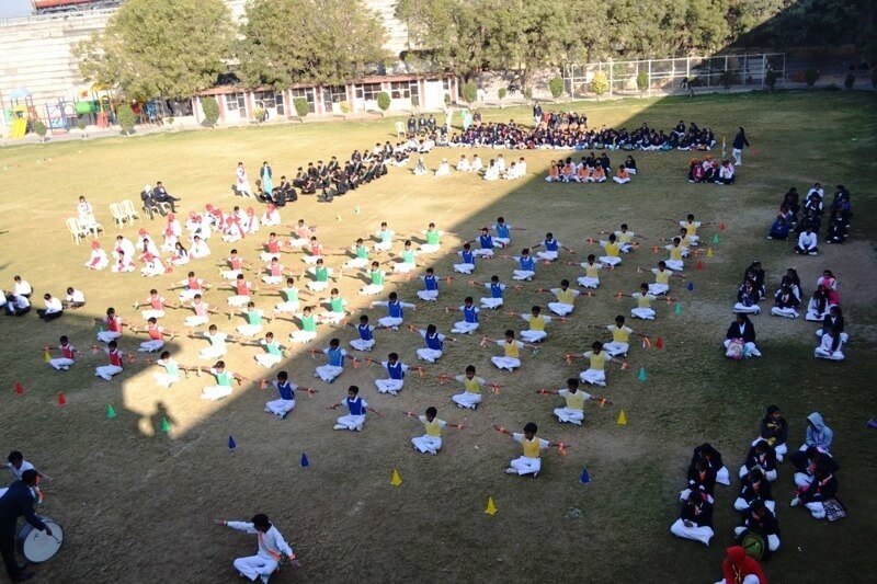 सेंट एन्सलम् स्कूल में गणतंत्र दिवस समारोह का  मनमोहक द्रश्य