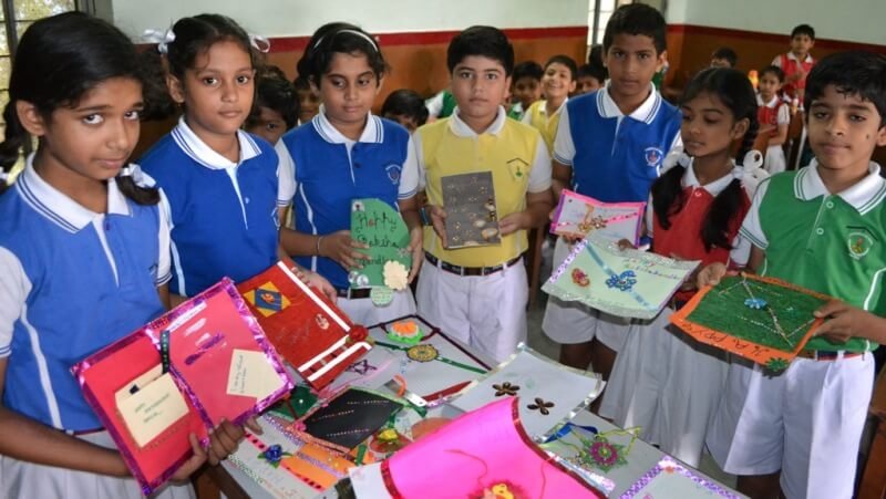 सेंट एन्सलम में मनाया गया रक्षा बंधन का त्यौहार
