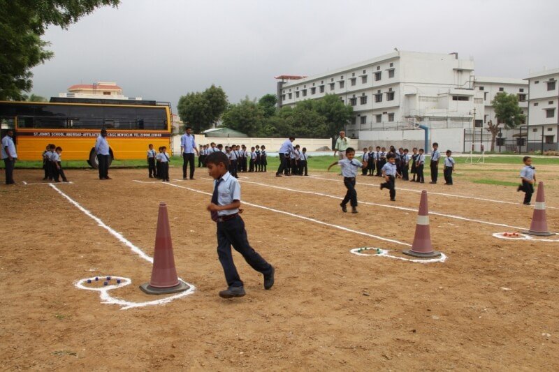 Class Book Time Line Contest & Novelties I at St. John's School, Abu Road