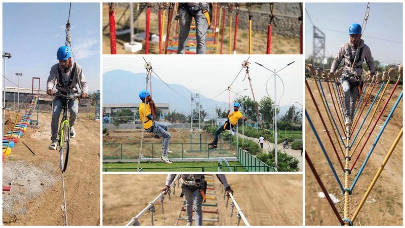 Zip Line, Bike, Rope Course Like Adventure Activities Now in Abu Road @ Sun Hotel & Resort