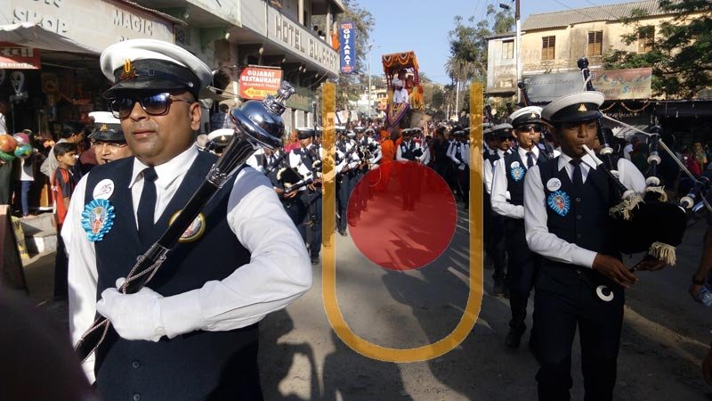 हाथीयो पर निकली शोभायात्रा: श्री स्वामीनारायण मन्दिर रजत महोत्सव