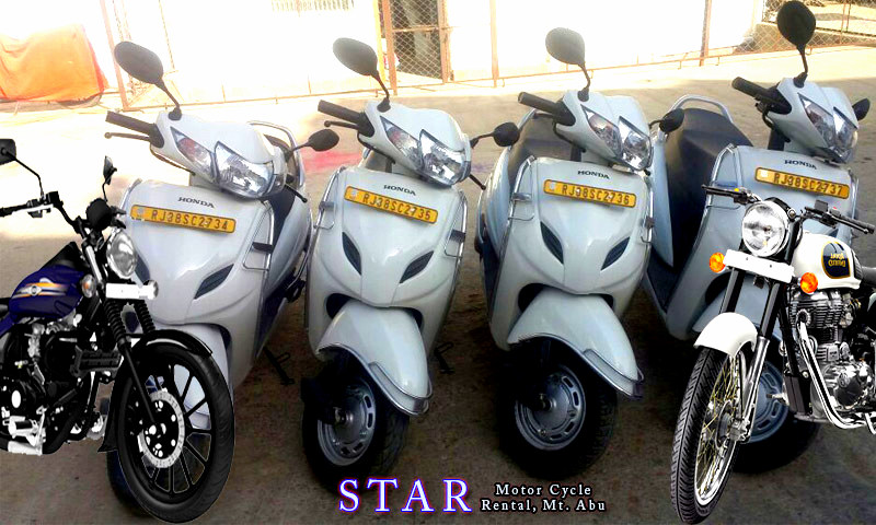 star motorcycle rental mount abu