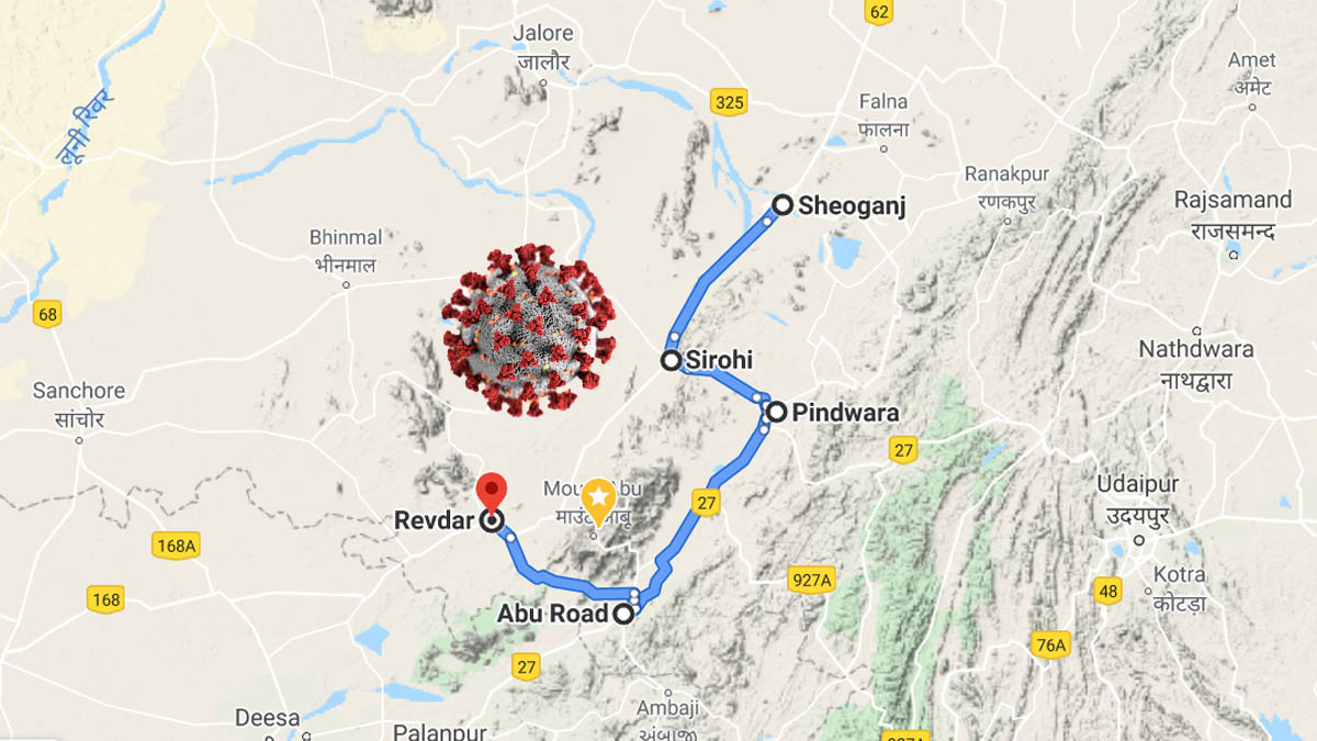 sirohi corona map