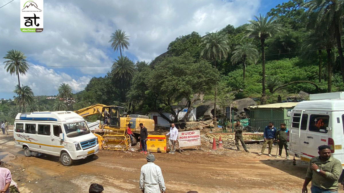 mount abu road repaired